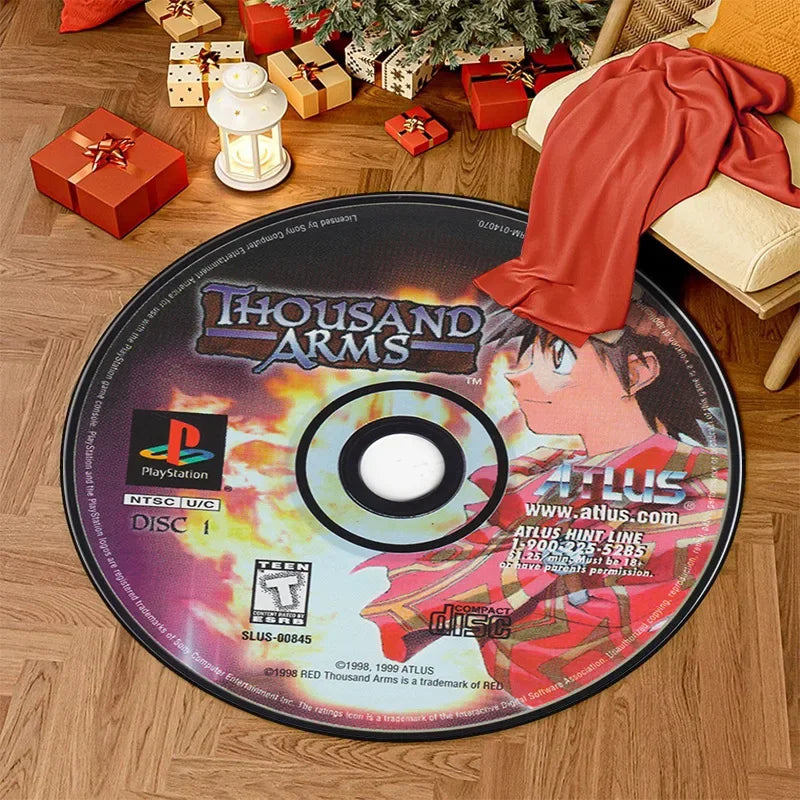 Early 2000s Gaming Round Rug