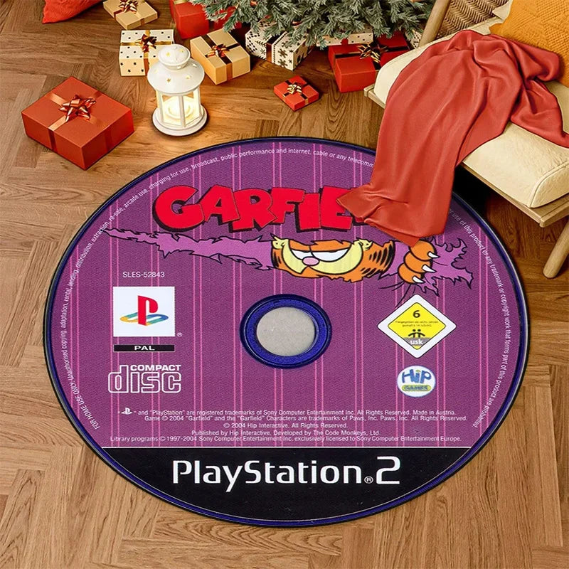 Early 2000s Gaming Round Rug
