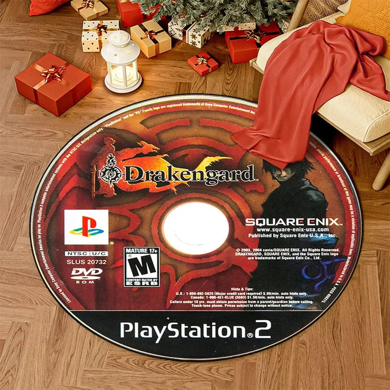 Early 2000s Gaming Round Rug