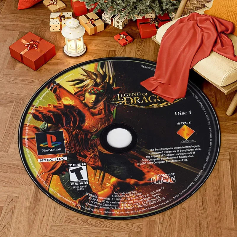Early 2000s Gaming Round Rug