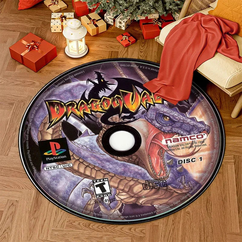 Early 2000s Gaming Round Rug