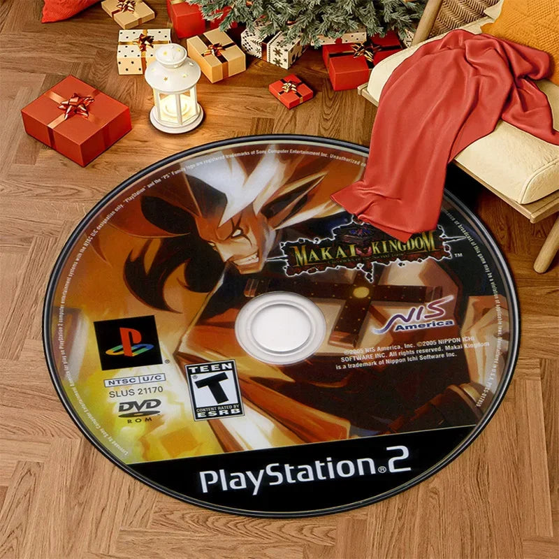 Early 2000s Gaming Round Rug