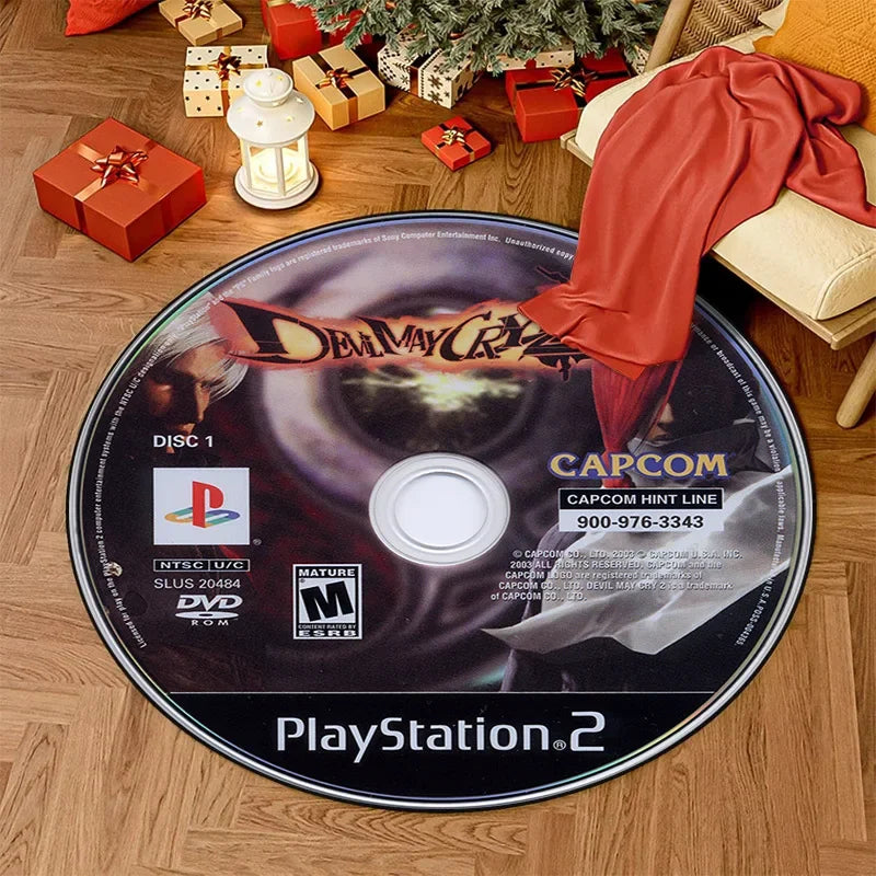 Early 2000s Gaming Round Rug