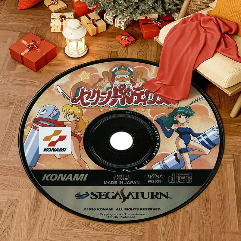 Early 2000s Gaming Round Rug